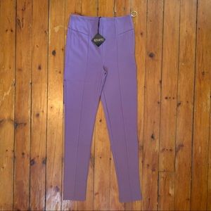 NWT Lavender High-Waisted Revamped Pants